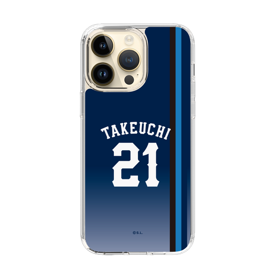 スリムプロテクションケース［ 埼玉西武ライオンズ- #21 TAKEUCHI - ビジター ］