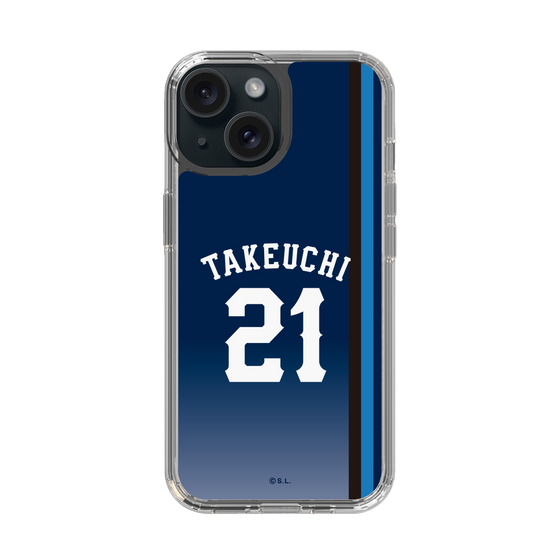 スリムプロテクションケース［ 埼玉西武ライオンズ- #21 TAKEUCHI - ビジター ］