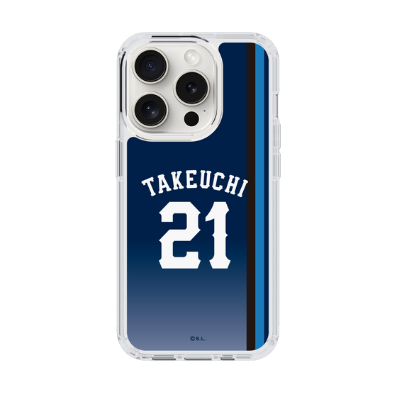 スリムプロテクションケース［ 埼玉西武ライオンズ- #21 TAKEUCHI - ビジター ］