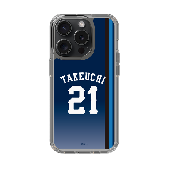 スリムプロテクションケース［ 埼玉西武ライオンズ- #21 TAKEUCHI - ビジター ］