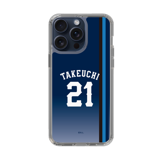 スリムプロテクションケース［ 埼玉西武ライオンズ- #21 TAKEUCHI - ビジター ］