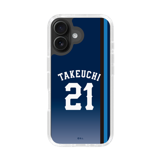 スリムプロテクションケース［ 埼玉西武ライオンズ- #21 TAKEUCHI - ビジター ］