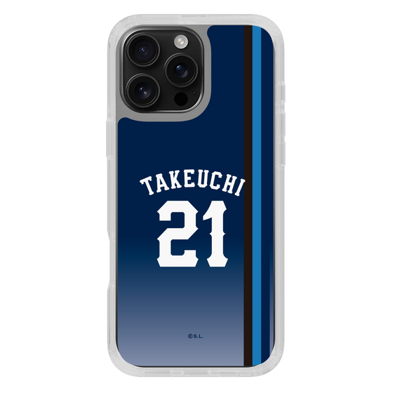 スリムプロテクションケース［ 埼玉西武ライオンズ- #21 TAKEUCHI - ビジター ］