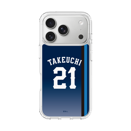 スリムプロテクションケース［ 埼玉西武ライオンズ- #21 TAKEUCHI - ビジター ］