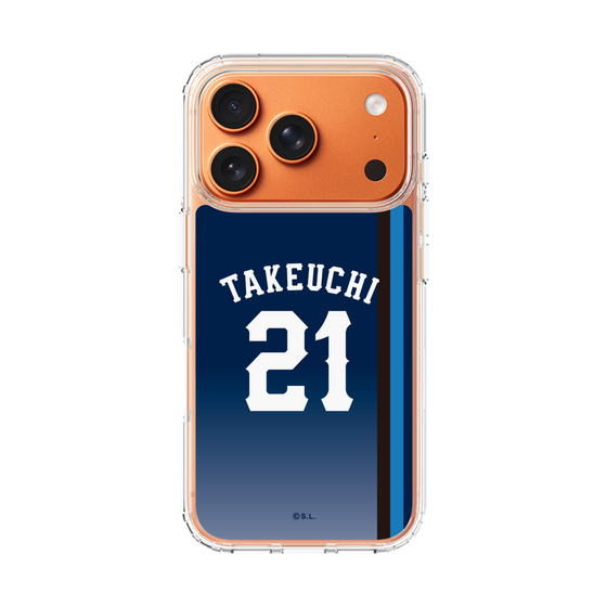 スリムプロテクションケース［ 埼玉西武ライオンズ- #21 TAKEUCHI - ビジター ］