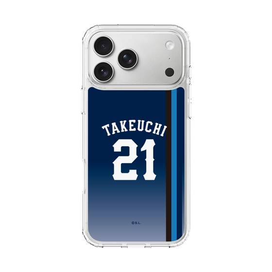 スリムプロテクションケース［ 埼玉西武ライオンズ- #21 TAKEUCHI - ビジター ］