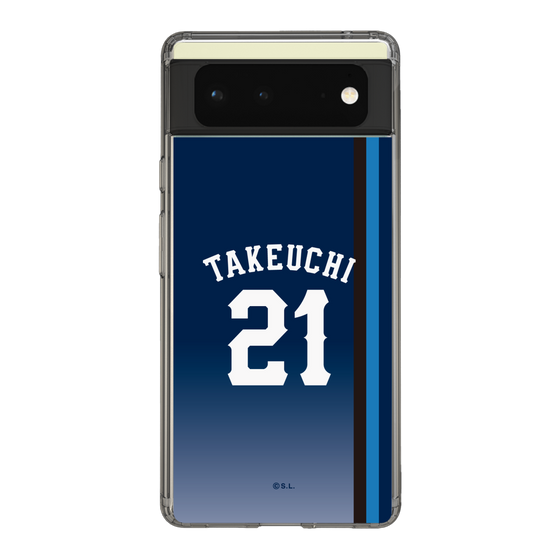 スリムプロテクションケース［ 埼玉西武ライオンズ- #21 TAKEUCHI - ビジター ］