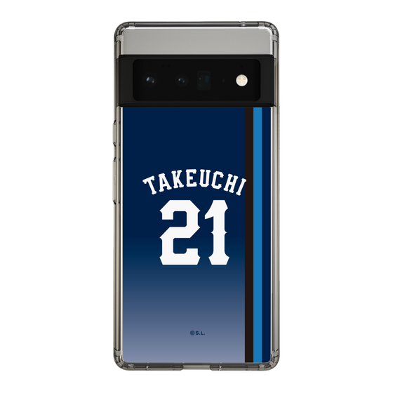 スリムプロテクションケース［ 埼玉西武ライオンズ- #21 TAKEUCHI - ビジター ］