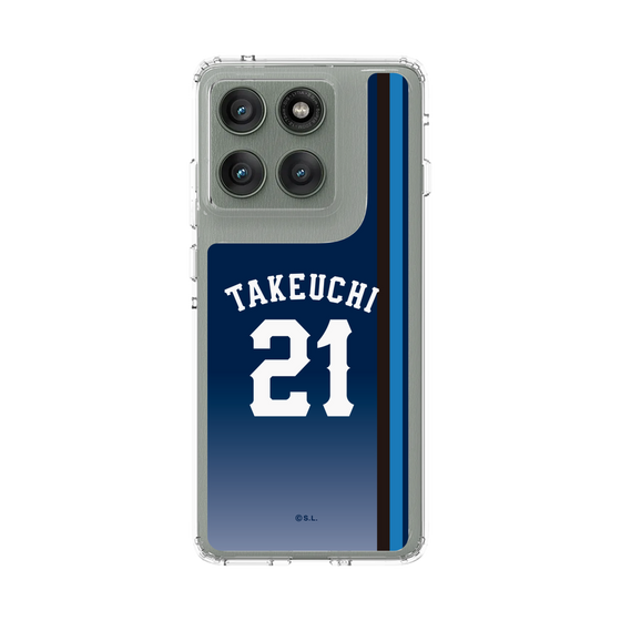 スリムプロテクションケース［ 埼玉西武ライオンズ- #21 TAKEUCHI - ビジター ］