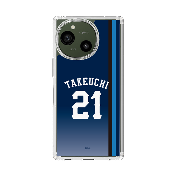 スリムプロテクションケース［ 埼玉西武ライオンズ- #21 TAKEUCHI - ビジター ］