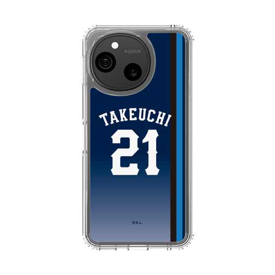 スリムプロテクションケース［ 埼玉西武ライオンズ- #21 TAKEUCHI - ビジター ］