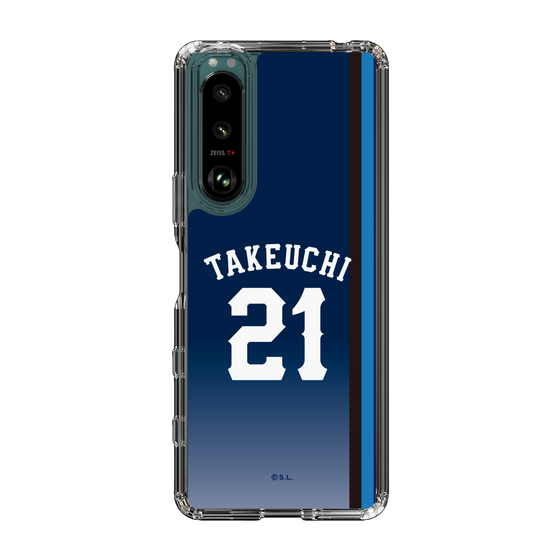 スリムプロテクションケース［ 埼玉西武ライオンズ- #21 TAKEUCHI - ビジター ］