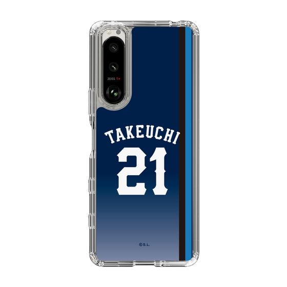 スリムプロテクションケース［ 埼玉西武ライオンズ- #21 TAKEUCHI - ビジター ］