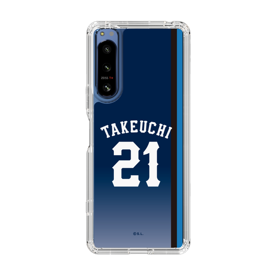 スリムプロテクションケース［ 埼玉西武ライオンズ- #21 TAKEUCHI - ビジター ］