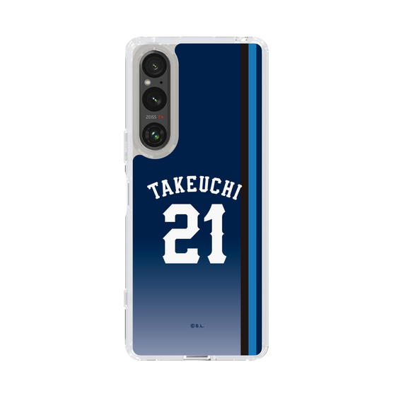 スリムプロテクションケース［ 埼玉西武ライオンズ- #21 TAKEUCHI - ビジター ］