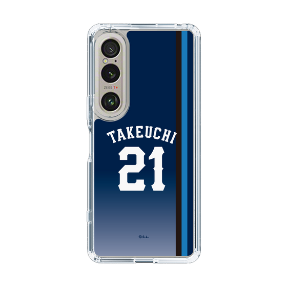 スリムプロテクションケース［ 埼玉西武ライオンズ- #21 TAKEUCHI - ビジター ］