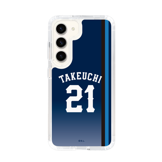 スリムプロテクションケース［ 埼玉西武ライオンズ- #21 TAKEUCHI - ビジター ］