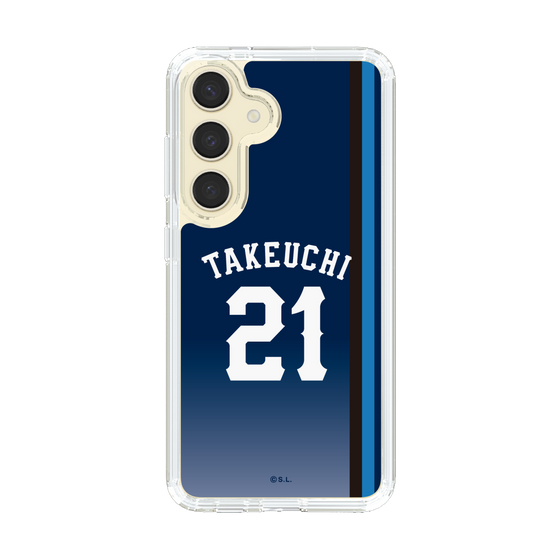 スリムプロテクションケース［ 埼玉西武ライオンズ- #21 TAKEUCHI - ビジター ］