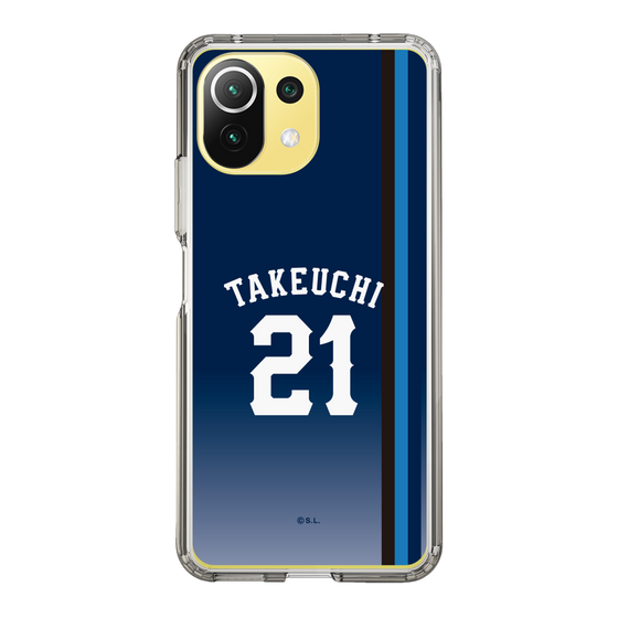 スリムプロテクションケース［ 埼玉西武ライオンズ- #21 TAKEUCHI - ビジター ］