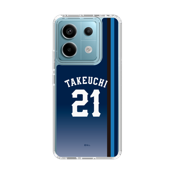 スリムプロテクションケース［ 埼玉西武ライオンズ- #21 TAKEUCHI - ビジター ］