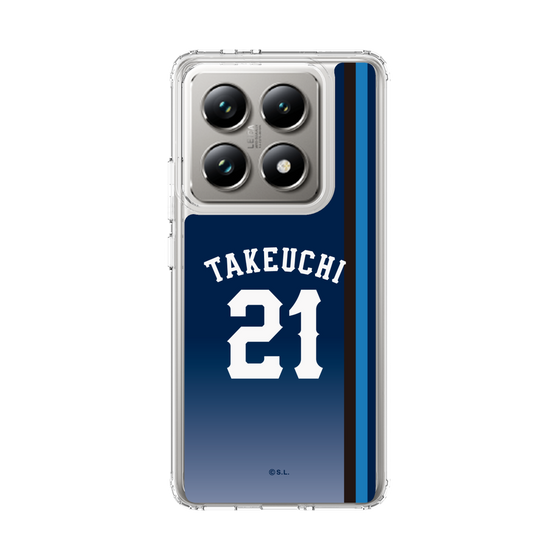 スリムプロテクションケース［ 埼玉西武ライオンズ- #21 TAKEUCHI - ビジター ］
