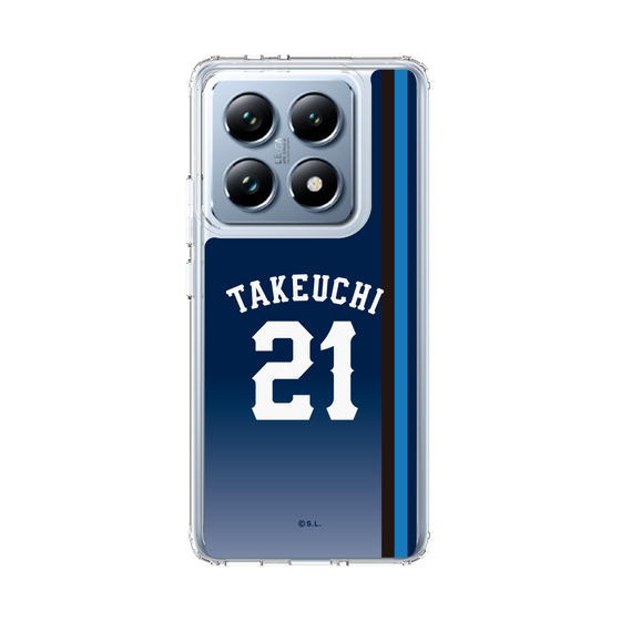 スリムプロテクションケース［ 埼玉西武ライオンズ- #21 TAKEUCHI - ビジター ］