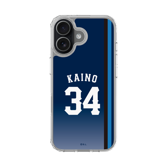 スリムプロテクションケース［ 埼玉西武ライオンズ- #34 KAINO - ビジター ］