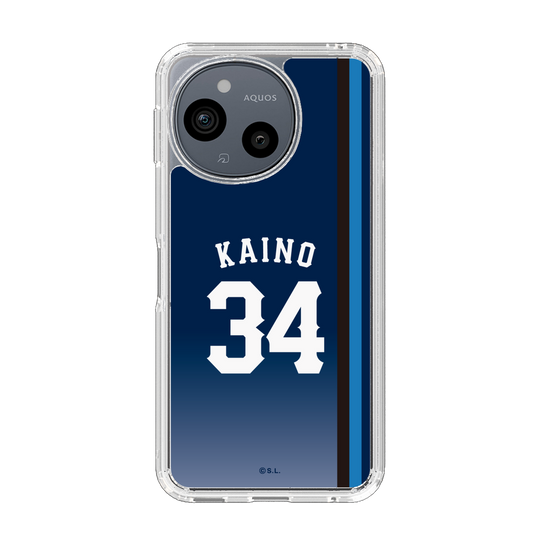 スリムプロテクションケース［ 埼玉西武ライオンズ- #34 KAINO - ビジター ］