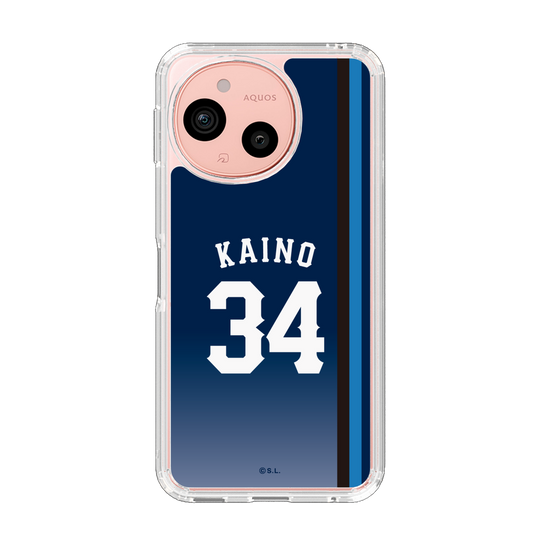 スリムプロテクションケース［ 埼玉西武ライオンズ- #34 KAINO - ビジター ］