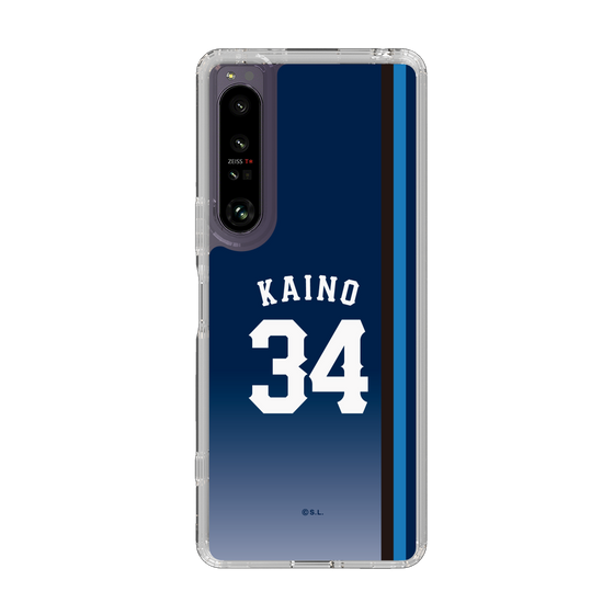 スリムプロテクションケース［ 埼玉西武ライオンズ- #34 KAINO - ビジター ］