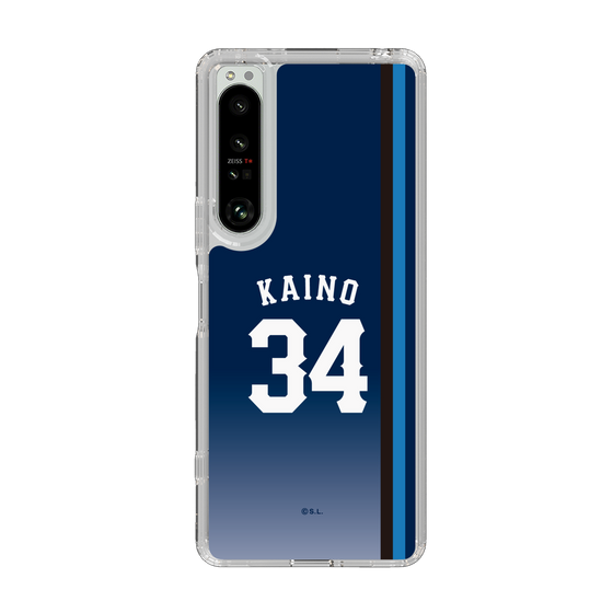 スリムプロテクションケース［ 埼玉西武ライオンズ- #34 KAINO - ビジター ］