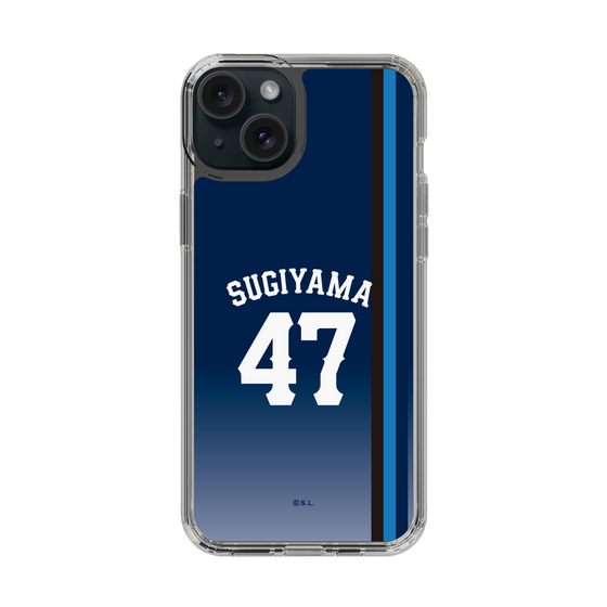 スリムプロテクションケース［ 埼玉西武ライオンズ- #47 SUGIYAMA - ビジター ］
