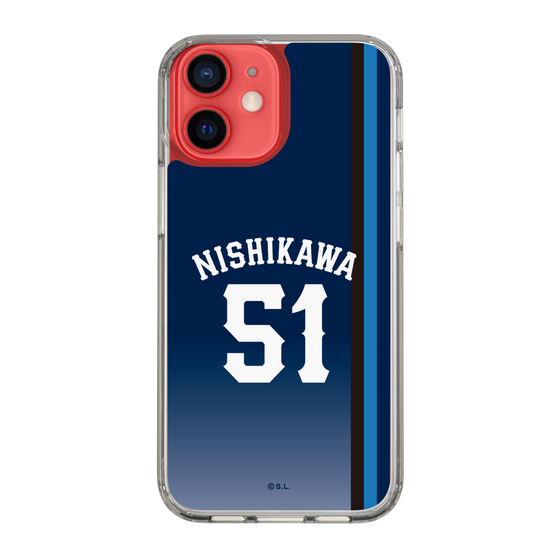 スリムプロテクションケース［ 埼玉西武ライオンズ- #51 NISHIKAWA - ビジター ］