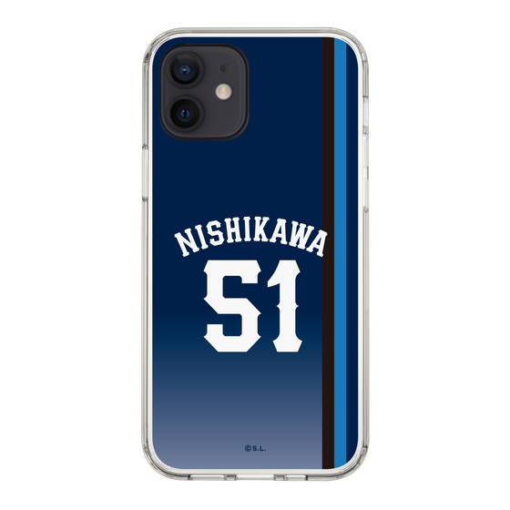スリムプロテクションケース［ 埼玉西武ライオンズ- #51 NISHIKAWA - ビジター ］