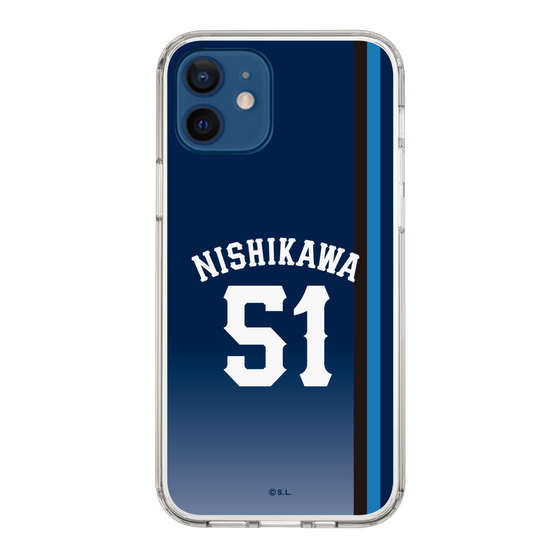 スリムプロテクションケース［ 埼玉西武ライオンズ- #51 NISHIKAWA - ビジター ］