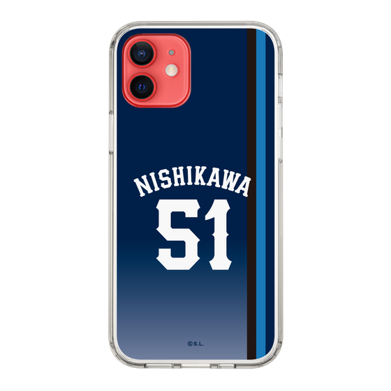 スリムプロテクションケース［ 埼玉西武ライオンズ- #51 NISHIKAWA - ビジター ］