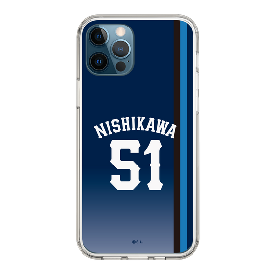 スリムプロテクションケース［ 埼玉西武ライオンズ- #51 NISHIKAWA - ビジター ］