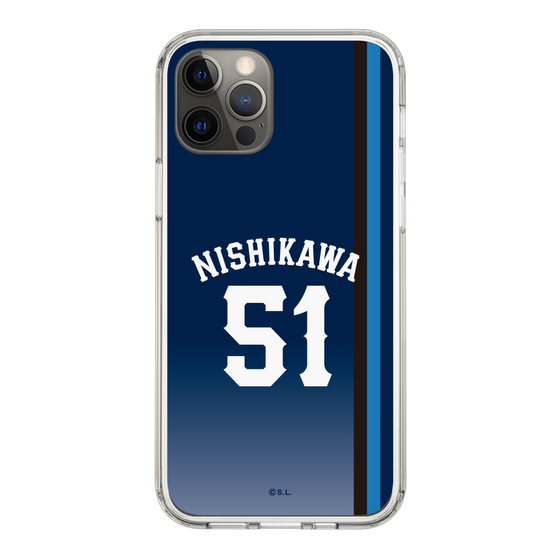 スリムプロテクションケース［ 埼玉西武ライオンズ- #51 NISHIKAWA - ビジター ］