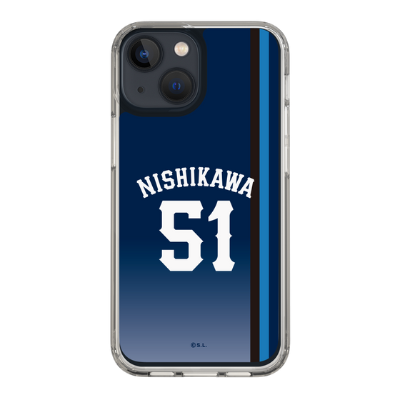 スリムプロテクションケース［ 埼玉西武ライオンズ- #51 NISHIKAWA - ビジター ］