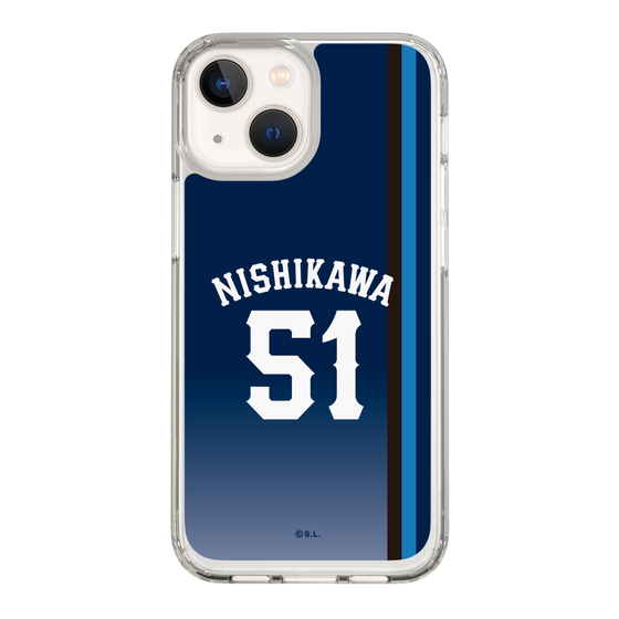 スリムプロテクションケース［ 埼玉西武ライオンズ- #51 NISHIKAWA - ビジター ］