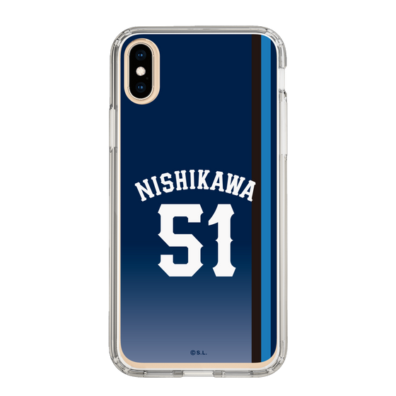 スリムプロテクションケース［ 埼玉西武ライオンズ- #51 NISHIKAWA - ビジター ］