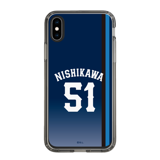 スリムプロテクションケース［ 埼玉西武ライオンズ- #51 NISHIKAWA - ビジター ］