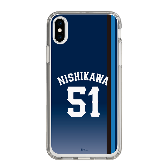 スリムプロテクションケース［ 埼玉西武ライオンズ- #51 NISHIKAWA - ビジター ］