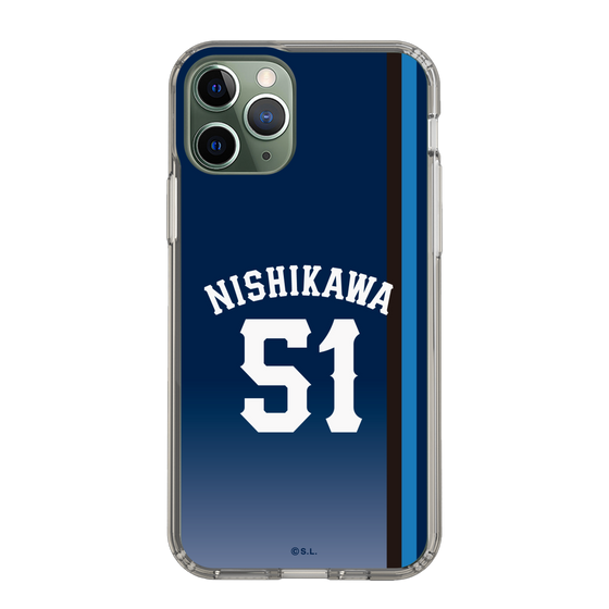 スリムプロテクションケース［ 埼玉西武ライオンズ- #51 NISHIKAWA - ビジター ］