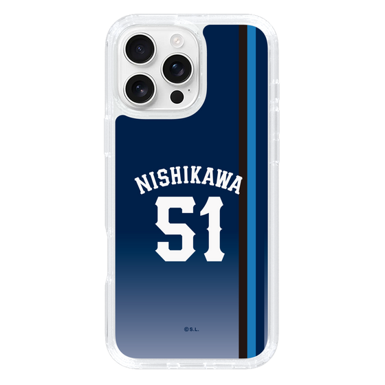 スリムプロテクションケース［ 埼玉西武ライオンズ- #51 NISHIKAWA - ビジター ］