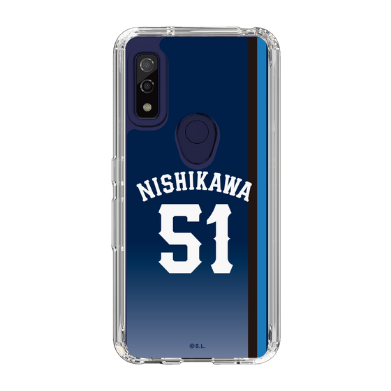 スリムプロテクションケース［ 埼玉西武ライオンズ- #51 NISHIKAWA - ビジター ］
