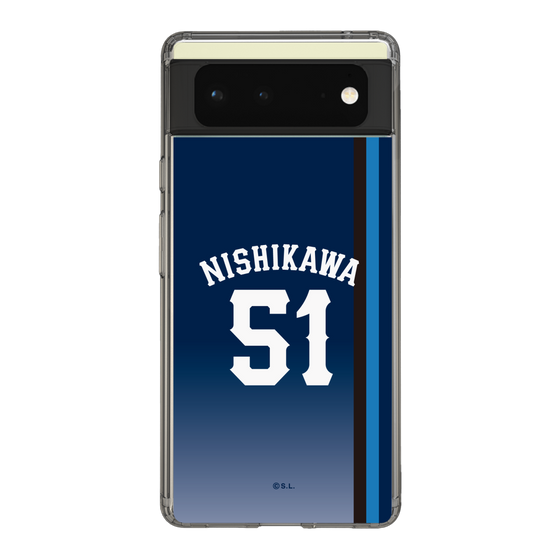 スリムプロテクションケース［ 埼玉西武ライオンズ- #51 NISHIKAWA - ビジター ］
