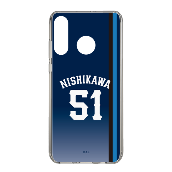 スリムプロテクションケース［ 埼玉西武ライオンズ- #51 NISHIKAWA - ビジター ］