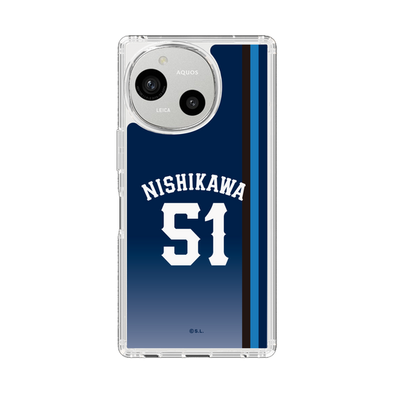 スリムプロテクションケース［ 埼玉西武ライオンズ- #51 NISHIKAWA - ビジター ］