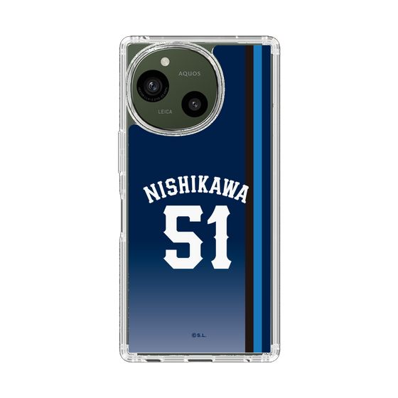 スリムプロテクションケース［ 埼玉西武ライオンズ- #51 NISHIKAWA - ビジター ］